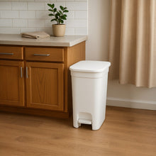 Cargar imagen en el visor de la galería, BASURERO COMPACT 10 L BLANCO