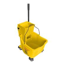 Cargar imagen en el visor de la galería, CUBETA EXPRIMIDOR 32 LT AMARILLO