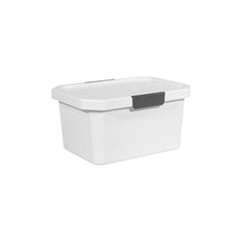 Cargar imagen en el visor de la galería, RECIPIENTE C/BROCHES 16 LT BLANCO