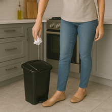 Cargar imagen en el visor de la galería, BASURERO T-FORCE 25 LTS NEGRO