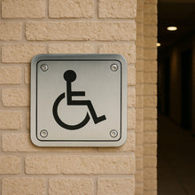 Cargar imagen en el visor de la galería, PLACA DE SEÑALIZACION P / DISCAPACITADOS