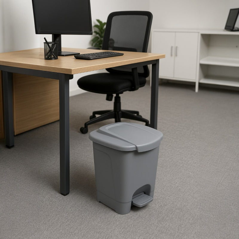 BASURERO T-FORCE 15 LT GRIS