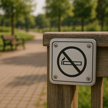 Cargar imagen en el visor de la galería, PLACA SEÑALIZACION NO FUMAR