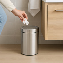 Cargar imagen en el visor de la galería, BASURERO INOX C/TAPA BASC.SWING 12 LT