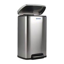 Cargar imagen en el visor de la galería, BASURERO 50 LT C/PEDAL AC INOX