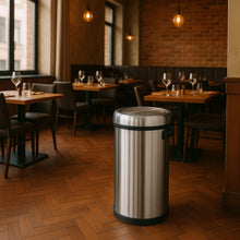 Cargar imagen en el visor de la galería, BOTE CILINDRICO AC INOX 65L T/BALANCIN