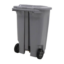 Cargar imagen en el visor de la galería, BASURERO T-FORCE 100 LT C/RUEDAS GRIS