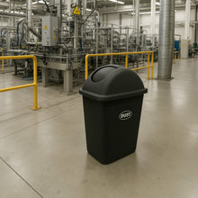 Cargar imagen en el visor de la galería, BOTE 24 LT TAPA MEDIA LUNA NEGRO