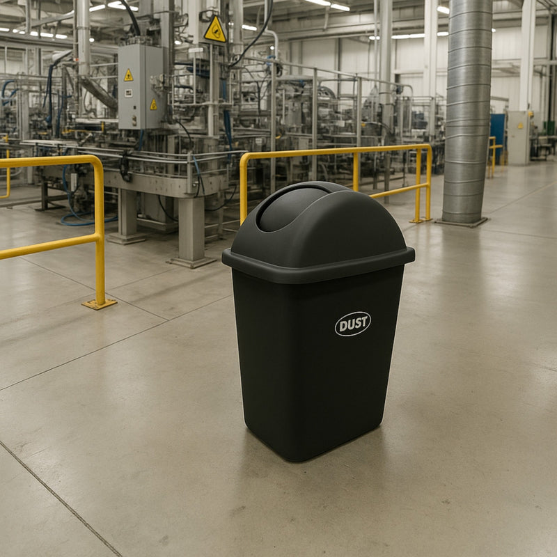 BOTE 24 LT TAPA MEDIA LUNA NEGRO