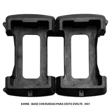 Cargar imagen en el visor de la galería, BASE RUEDAS CESTO ZVELTE NEGRO