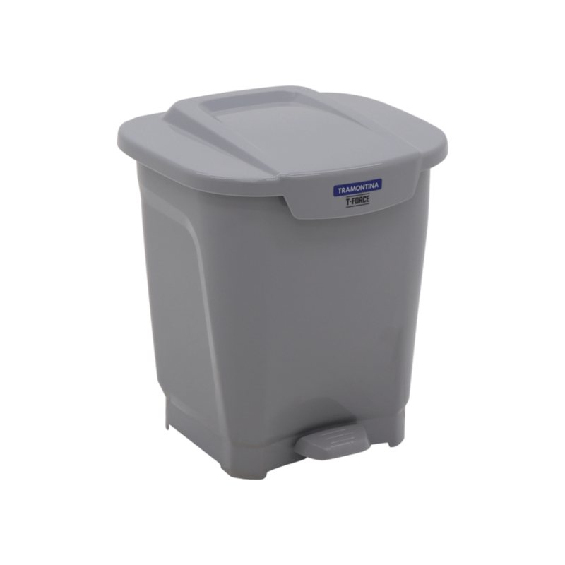 BASURERO T-FORCE 25 LTS GRIS