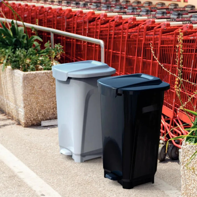 BASURERO T-FORCE 50 LTS NEGRO