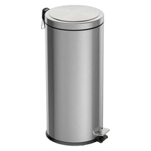 Cargar imagen en el visor de la galería, BASURERO INOX PEDAL 30 LTS BRASIL PLUS