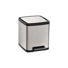 Cargar imagen en el visor de la galería, BASURERO INOX C/PEDAL OCTOS 10 LT