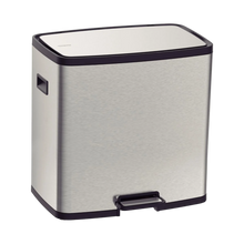 Cargar imagen en el visor de la galería, BASURERO INOX C/PEDAL OCTOS 15+15 L