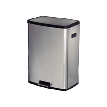 Cargar imagen en el visor de la galería, BASURERO INOX C/PEDAL OCTOS 45 LT