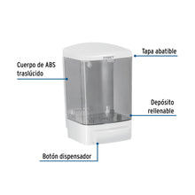 Cargar imagen en el visor de la galería, DOSIFICADOR P/ JABON LIQUIDO BLANCO