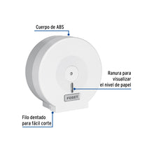 Cargar imagen en el visor de la galería, PORTAROLLO JUNIOR DE ABS BLANCO