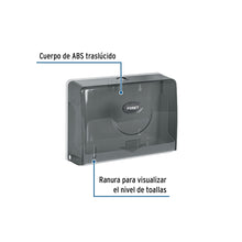 Cargar imagen en el visor de la galería, DISPENSADOR JUNIOR P/TOALLAS DE PAPEL HUMO