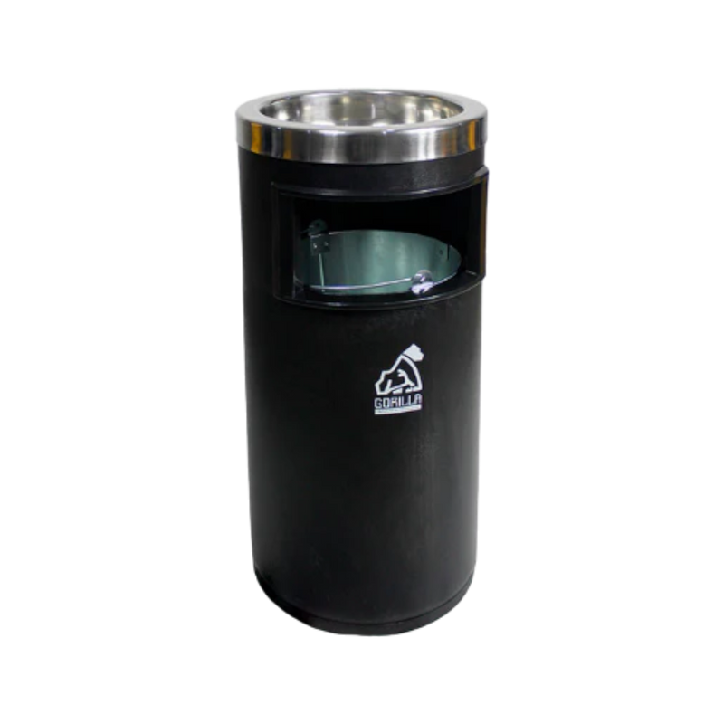 CESTO CON CENICERO 8 LT GORILLA