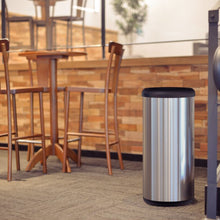 Cargar imagen en el visor de la galería, BASURERO INOX BASC 40 LT PIEMONTE