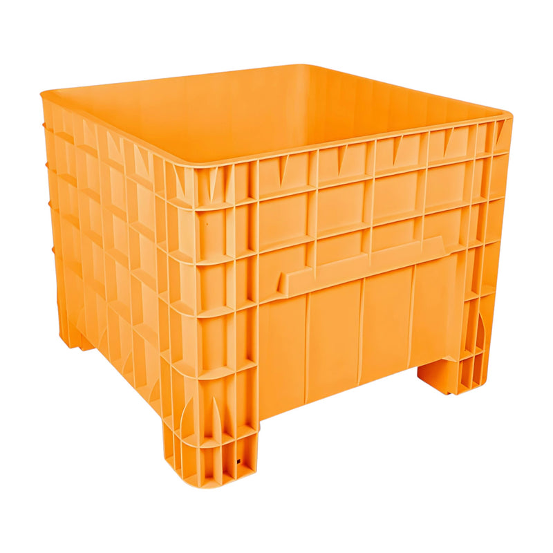 CONTENEDOR MEXICO MED CERRADO NARANJA