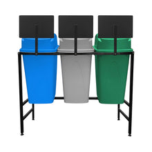 Cargar imagen en el visor de la galería, CENTRO SEPARACION BASURA 3X65L BALANCIN LATERAL