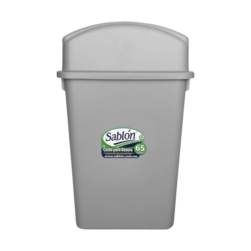 CESTO 65 L BALANCIN LATERAL GRIS