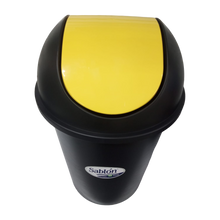 Cargar imagen en el visor de la galería, CESTO REDONDO NG 45 LT C/TAPA BALANCIN AMARILLO