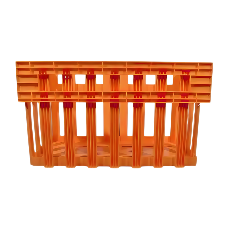 CAJA TEHUACAN NARANJA PARA HUEVO