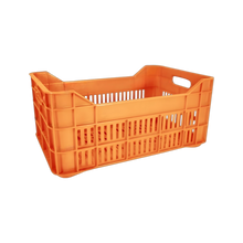 Cargar imagen en el visor de la galería, CAJA AGRICOLA MED CALADA NARANJA
