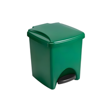 Cargar imagen en el visor de la galería, PAPELERA PEDAL 20 L VERDE