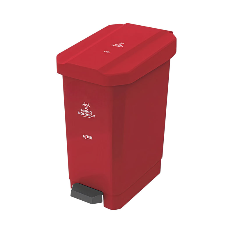 BOTE ESTRABINS PEDAL 44 L ROJO-RIESGO