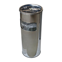 Cargar imagen en el visor de la galería, BOTE DE ACERO INOX PORTA EXTINTOR