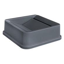 Cargar imagen en el visor de la galería, TAPA CESTO 90 LITROS ABATIBLE DOBLE GRIS