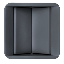 Cargar imagen en el visor de la galería, TAPA CESTO 90 LITROS ABATIBLE DOBLE GRIS