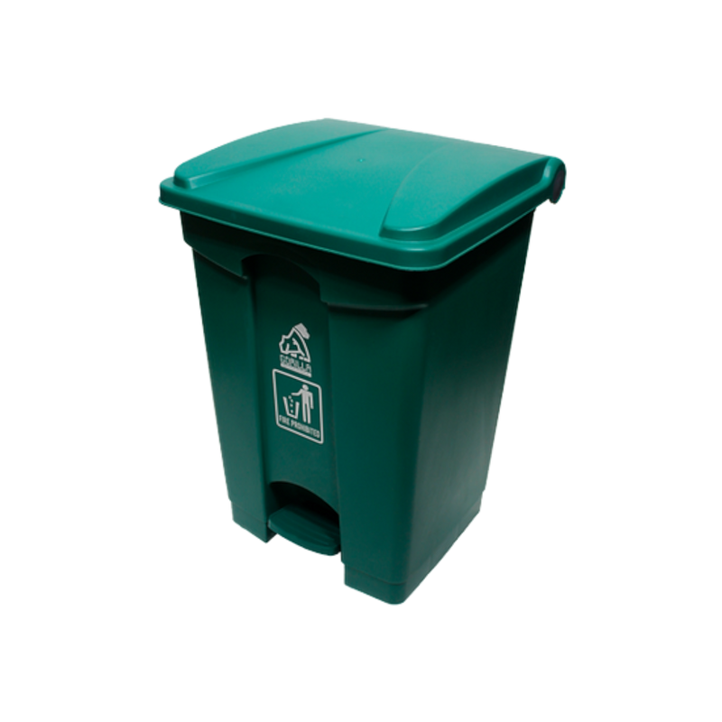 BOTE PEDAL HEAVY DUTY 45 LTS VERDE