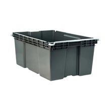 Cargar imagen en el visor de la galería, CAJA OTAWA ENFILABLE 28 GRIS C/ASAS