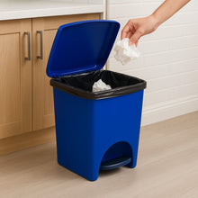 Cargar imagen en el visor de la galería, PAPELERA PEDAL 20 L AZUL