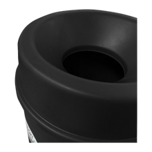 Cargar imagen en el visor de la galería, BOTE REDONDO 45 LT C/TAPA EMBUDO NEGRO