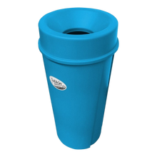 Cargar imagen en el visor de la galería, BOTE REDONDO 80 LT CON TAPA EMBUDO AZUL