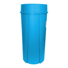 Cargar imagen en el visor de la galería, BOTE REDONDO 80 LT CON TAPA EMBUDO AZUL