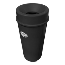 Cargar imagen en el visor de la galería, BOTE REDONDO 80 LT C/TAPA EMBUDO NEGRO
