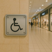 Cargar imagen en el visor de la galería, PLACA DE SEÑALIZACION P / DISCAPACITADOS