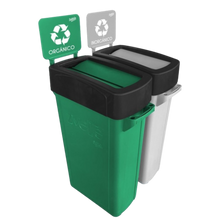 Cargar imagen en el visor de la galería, TAPA ABATIBLE CESTO ZVELTE VERDE