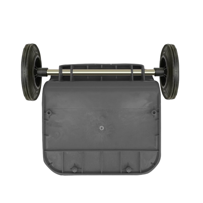 CESTO 120 LT GRIS C/TAPA AZUL SIN PEDAL