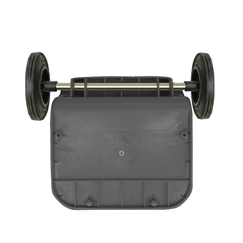 CESTO 120 LT GRIS C/TAPA VERDE SIN PEDAL