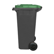 Cargar imagen en el visor de la galería, CESTO 120 LT GRIS C/TAPA VERDE SIN PEDAL