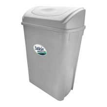 Cargar imagen en el visor de la galería, CESTO 42 LT CON TAPA BALANCIN GRIS