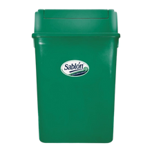 Cargar imagen en el visor de la galería, CESTO 42 LT C/TAPA BALANCIN VERDE